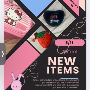 I’ll be live with a HUGE load of new items!!!